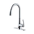Westbrass Kitchen Dual Sensor Automatic Touch Controlled Faucet W/ Dual Spray Pull Down Hose & Hand Shower in KA03A-26